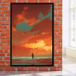 Admiring The Sunset - NicheCanvas