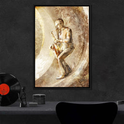 Playing the Saxophone - NicheCanvas