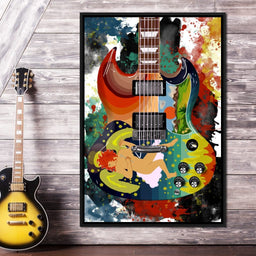 Eric Clapton's Solid Guitar - Abraham Szomor - NicheCanvas