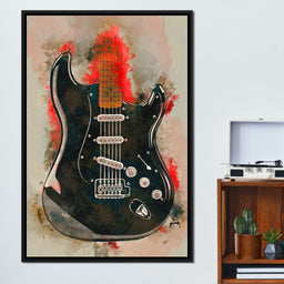 David Gilmour's Guitar - Abraham Szomor - NicheCanvas