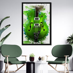 Brian Setzer's Guitar - Abraham Szomor - NicheCanvas