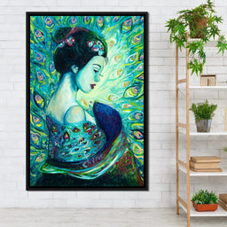 Silk Peafowl - Chiara Magni - NicheCanvas