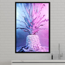 Psychedelic Pineapple - NicheCanvas