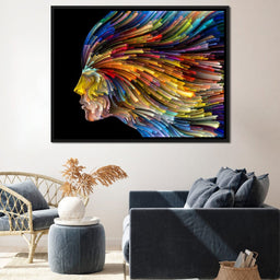 Psychedelic Face Alternate - NicheCanvas