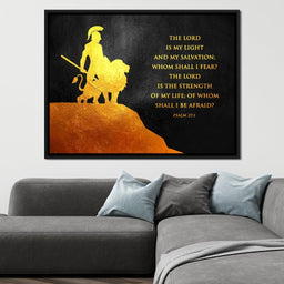 Psalm 27:1 - ABConcepts - NicheCanvas