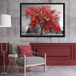 Big Red Tree - NicheCanvas