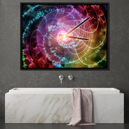 Spacetime Clock - NicheCanvas