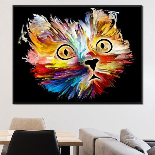Colorful Cat Canvas Print