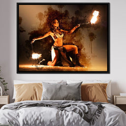 Flaming Nights - Johanjjf - NicheCanvas