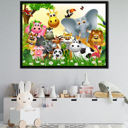 Cute Animals Canvas - NicheCanvas
