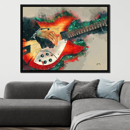 Tom Petty's Electric Guitar - Abraham Szomor - NicheCanvas