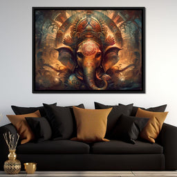 Majestic Ganesha - NicheCanvas