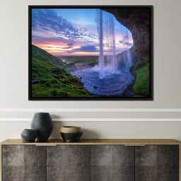 Seljalandsfoss Waterfall - NicheCanvas