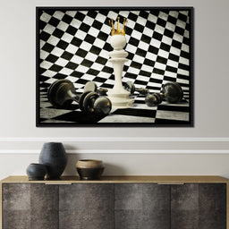 Chessboard King - NicheCanvas