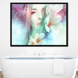 Spring Lady - NicheCanvas