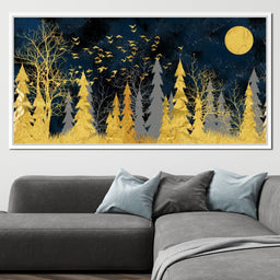 Golden Moonlight - NicheCanvas