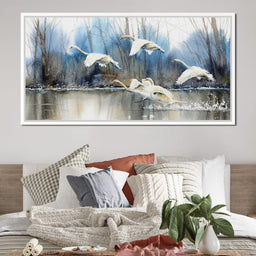 White Swans - NicheCanvas