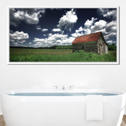 Old Barn in the Field - NicheCanvas