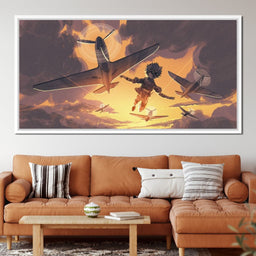 The Boy Flying - NicheCanvas