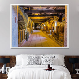 Inside the Old Barn - NicheCanvas