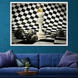 Chessboard King - NicheCanvas