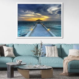 Maldivian Sunset - NicheCanvas