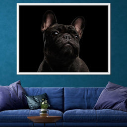 Black French Bulldog - NicheCanvas