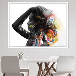 Colorful Hair - NicheCanvas