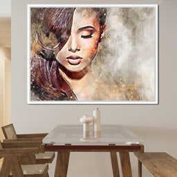 Girl Watercolor 4 - Mateo - NicheCanvas