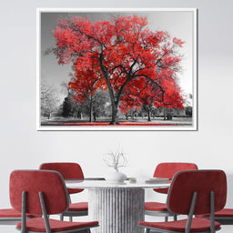 Big Red Tree - NicheCanvas