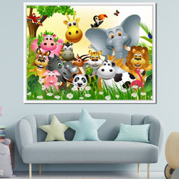 Cute Animals Canvas - NicheCanvas