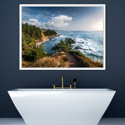 Blue Coast - Lucas Moore - NicheCanvas