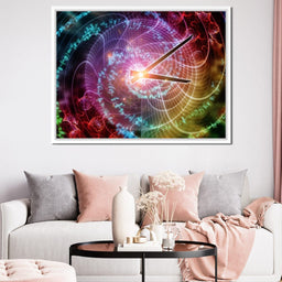 Spacetime Clock - NicheCanvas