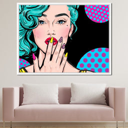 Pop Art Lady - NicheCanvas