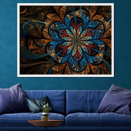 Blue Shadow - NicheCanvas