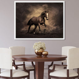 Brown Horse - NicheCanvas