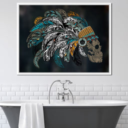 Ornamental Skull - NicheCanvas