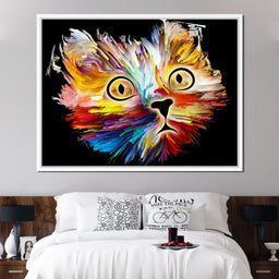 Colorful Cat - NicheCanvas