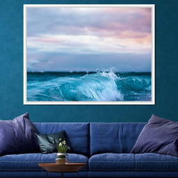 Blue Waves - Lucas Moore - NicheCanvas