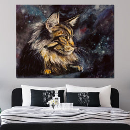 Night Cat - NicheCanvas