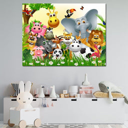 Cute Animals Canvas - NicheCanvas