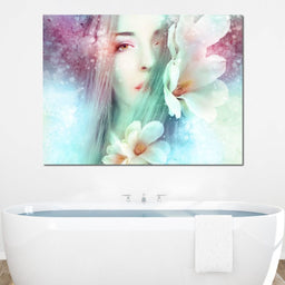 Spring Lady - NicheCanvas