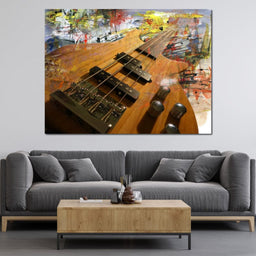 Bass Guitar - NicheCanvas