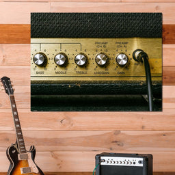 Vintage Electric Guitar Amplifier - NicheCanvas