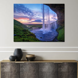 Seljalandsfoss Waterfall - NicheCanvas