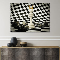 Chessboard King - NicheCanvas