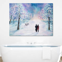 Winter Walk - NicheCanvas