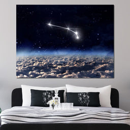 Aries Horoscope Constellation - NicheCanvas