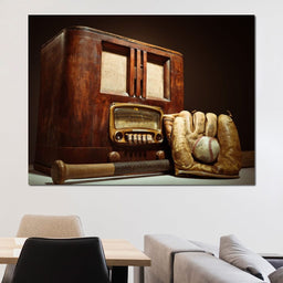 Vintage Baseball - NicheCanvas