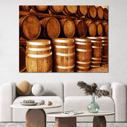 Tequila Barrels - NicheCanvas